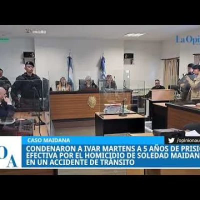 Condenan a Ivar Martens a 5 años de prisión por el homicidio de Soledad Maidana