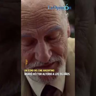 Murió Héctor Alterio, figura clave del cine argentino Murió Héctor Alterio, figura clave del cine argentino