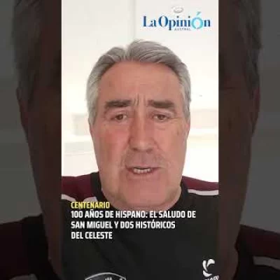 Referentes del deporte riogalleguense felicitaron a Hispano por su centenario