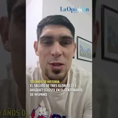 100 años de historia: el saludo de tres glorias del básquet celeste en el centenario de Hispano