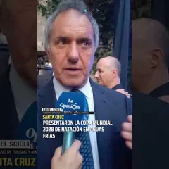 Copa Mundial en Aguas Frías: Scioli aseguró que es “un gran acontecimiento para Santa Cruz”