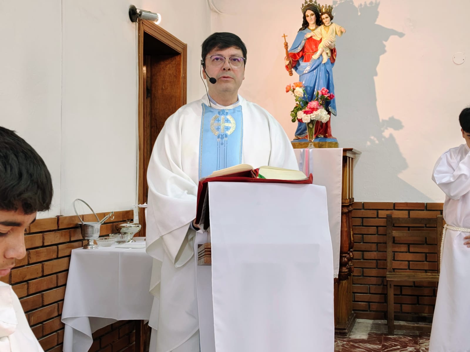  El Padre César Heltner, profundizó en el sentido espiritual del dogma de la Inmaculada Concepción a partir de la comparación entre la Eva del Génesis y la Virgen María.