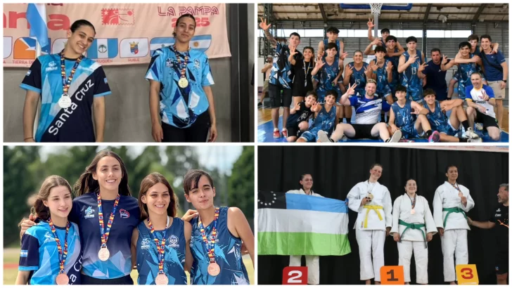 Bronce para la Selección de Básquet Masculino de Santa Cruz en los Juegos de la Araucanía