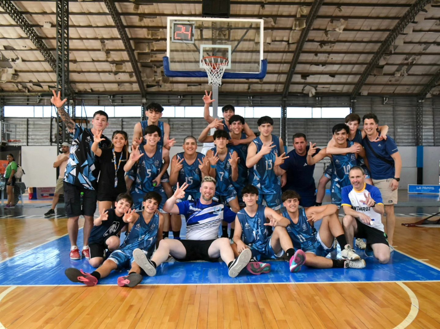  La Selección de Básquet Masculino obtuvo el tercer puesto.