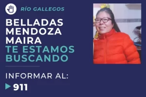 Buscan a una vecina de 41 años desaparecida en Río Gallegos Buscan a una vecina de 41 años desaparecida en Río Gallegos