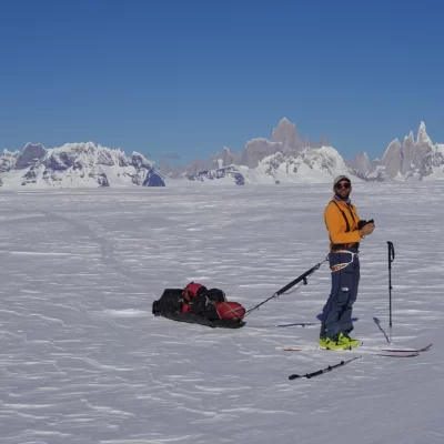 La aventura de dos expedicionarios argentinos en el Campo de Hielo Sur