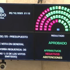 Se aprobó el Presupuesto Nacional en general: cómo votaron los santacruceños
