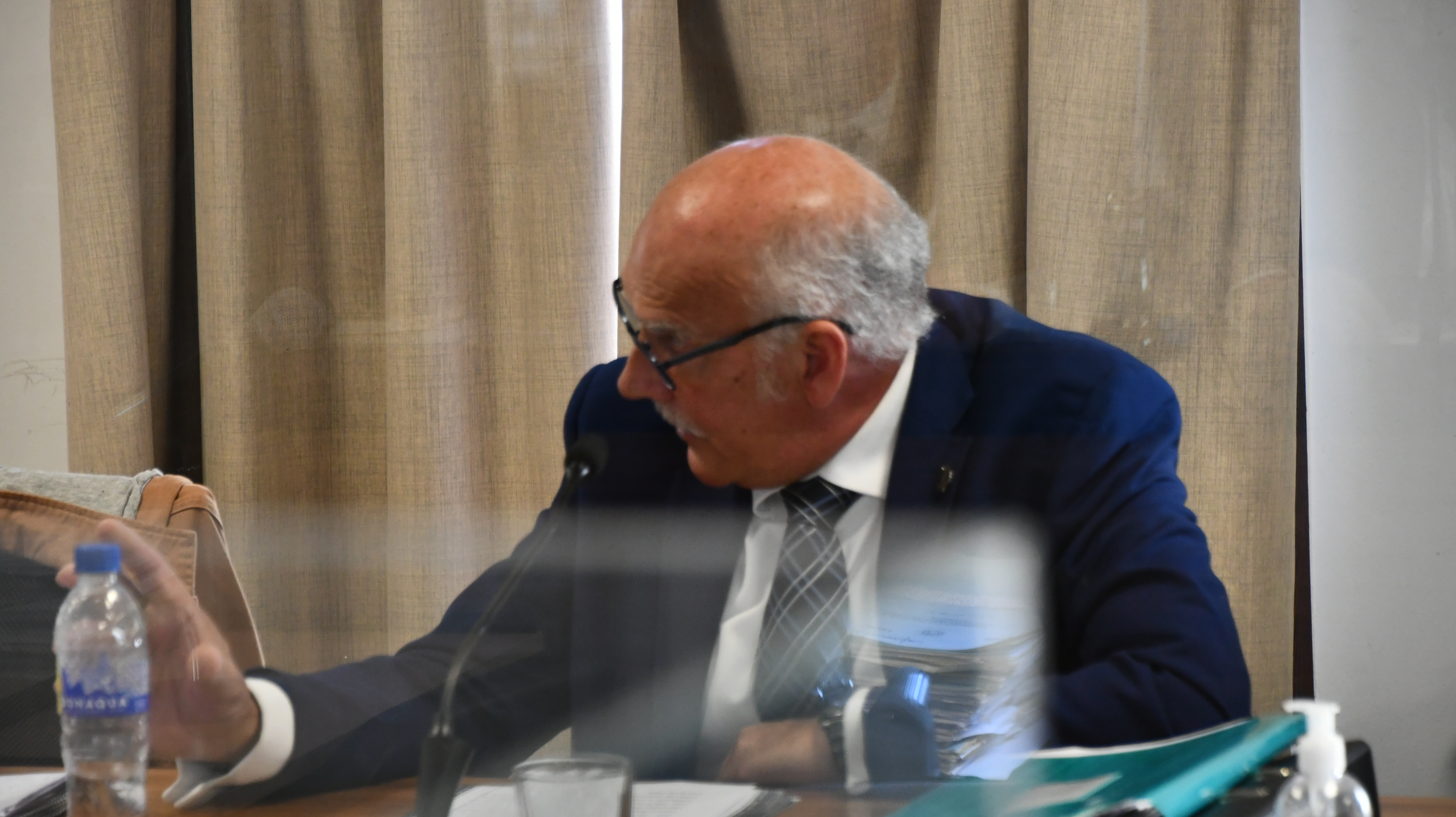  Gabriel Giordano durante su alegato. JUAN PALACIOS/LA OPINIÓN AUSTRAL