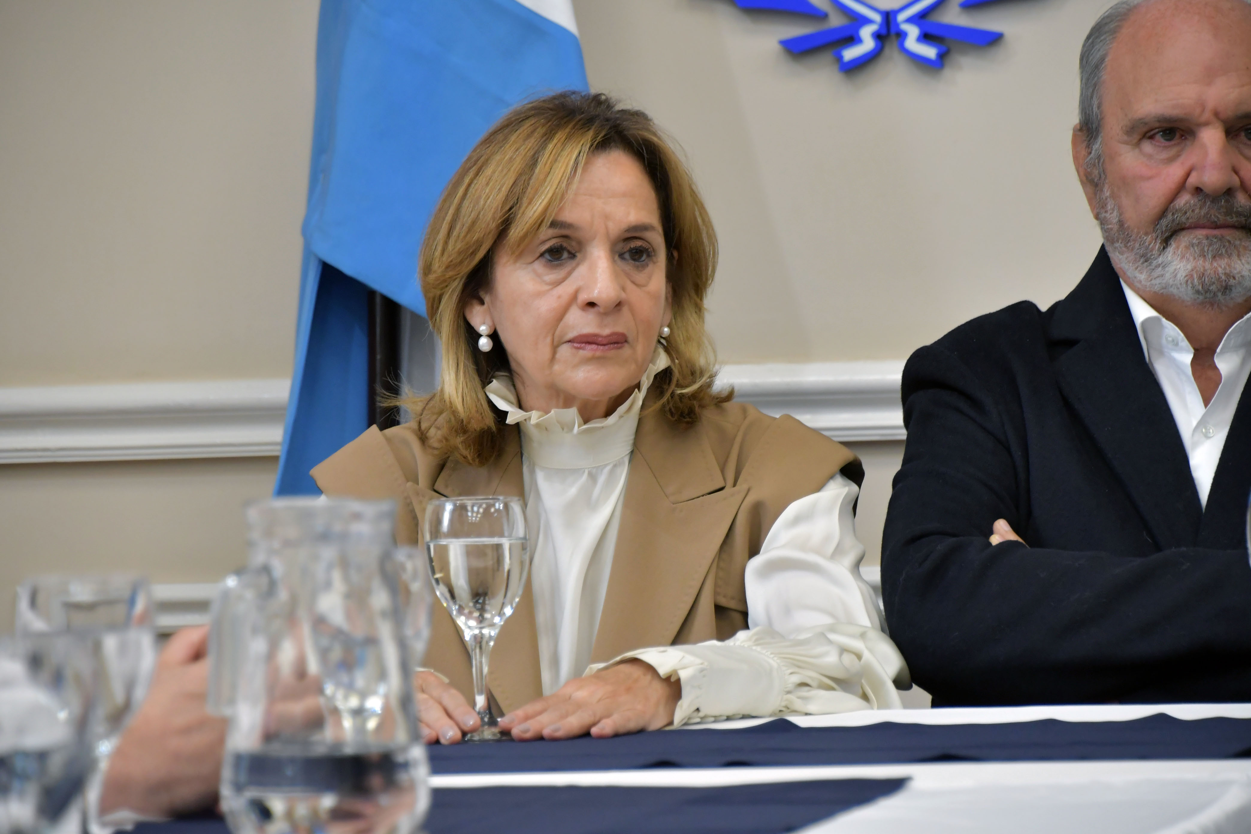  Adriana Grande de Tettamanti también estuvo presente en el acto. (Foto: José Silva/La Opinión Austral).