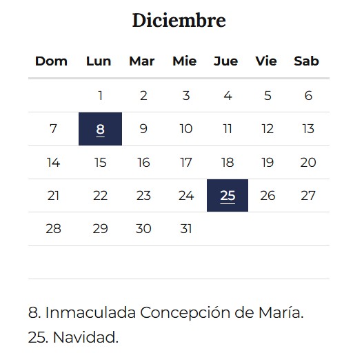 El gobernador Claudio Vidal dispuso los días de asueto en el Estado para las fiestas de fin de año