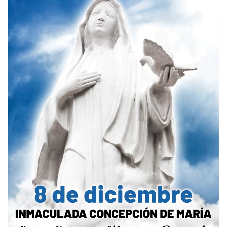 Tapa especial de La Opinión Austral: 8 de diciembre, Inmaculada Concepción de María