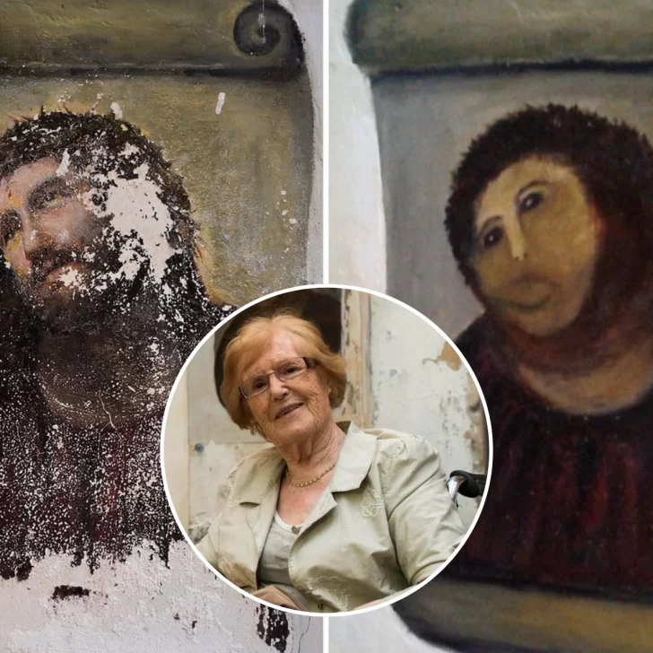 Murió Cecilia Giménez, conocida por su fallida restauración del Ecce Homo Murió Cecilia Giménez, conocida por su fallida restauración del Ecce Homo