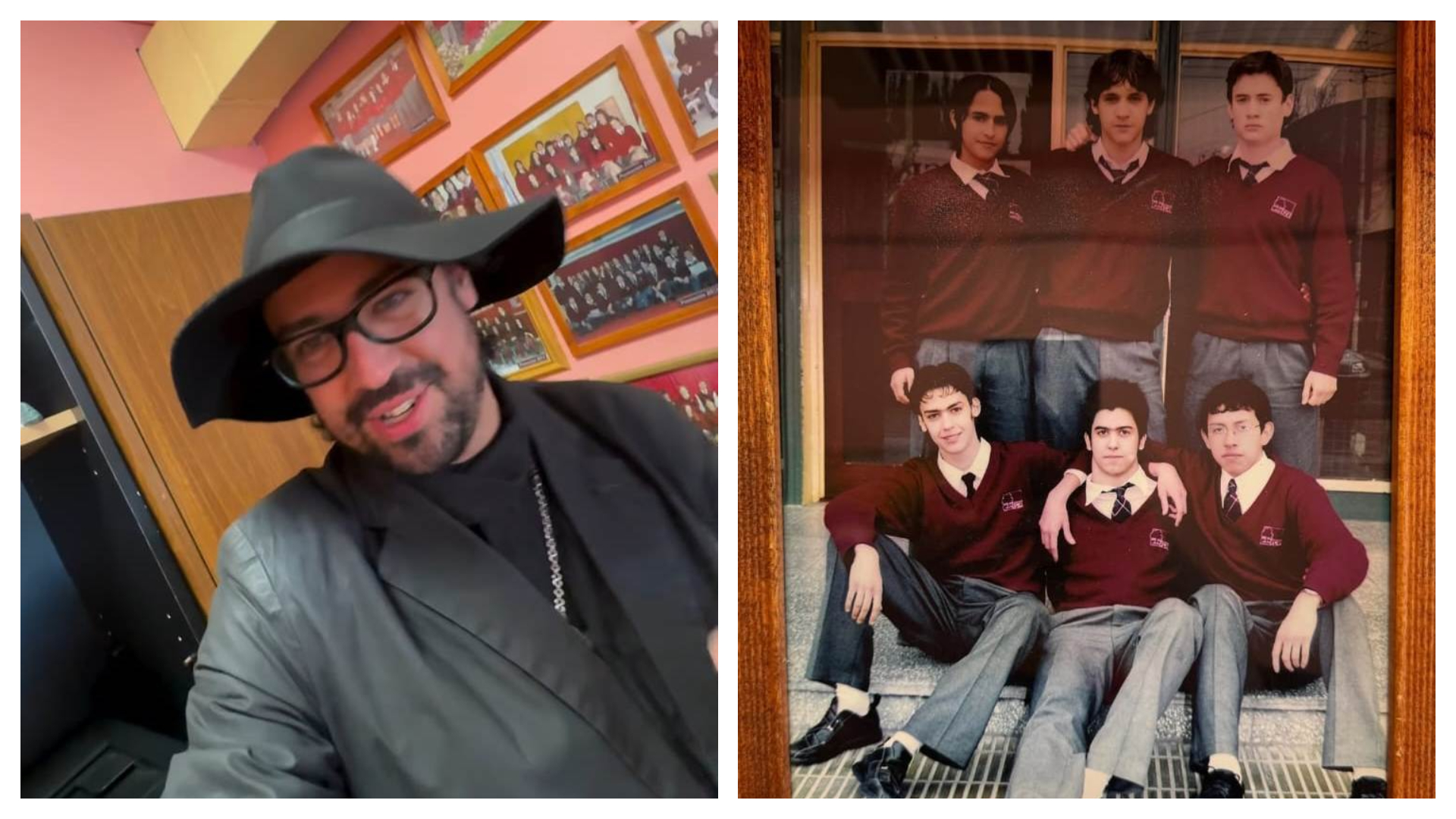  Durante su visita a Río Gallegos, Panni Margot recorrió el IPEI y se encontró (Abajo a la izq.) en la foto de su Promoción, la 2005.