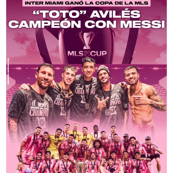 Tapa especial de La Opinión Austral: “Toto” Avilés campeón con Messi Tapa especial de La Opinión Austral: “Toto” Avilés campeón con Messi