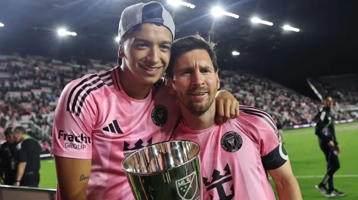 “Toto” Avilés, campeón en el Inter Miami junto a Messi y De Paul