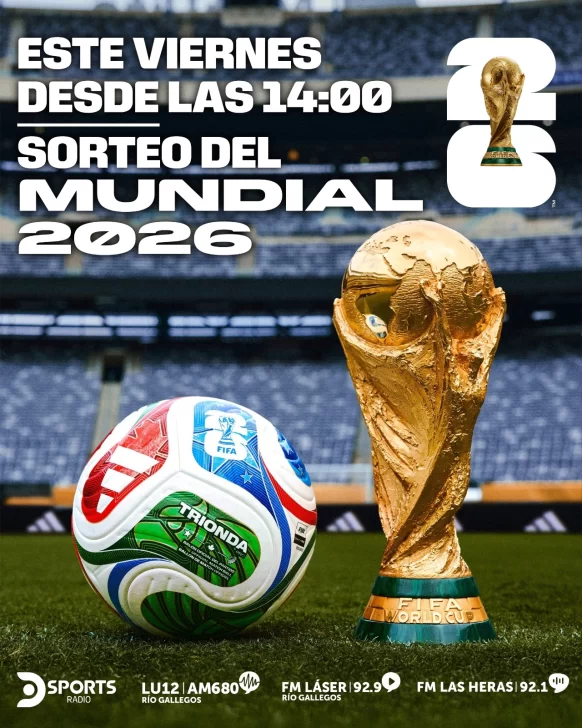 Sorteo del Mundial 2026: a qué hora y por dónde se podrá ver en Argentina