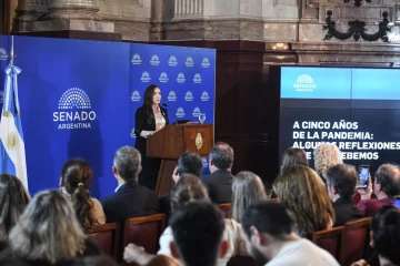 “Cinco años de la pandemia”: Villarruel encabezó un encuentro en el Senado con duras críticas a las restricciones de 2020 “Cinco años de la pandemia”: Villarruel encabezó un encuentro en el Senado con duras críticas a las restricciones de 2020