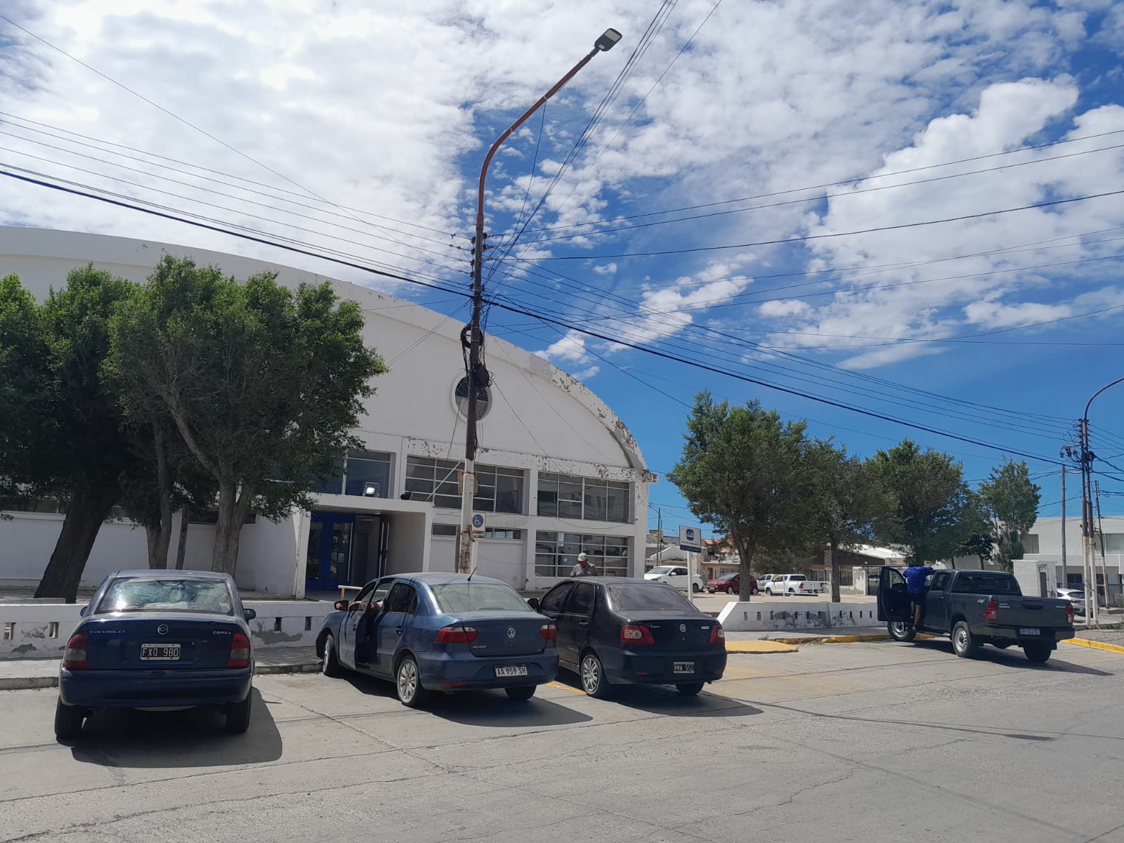  Las inmediaciones en las que ocurrió el hecho. FOTO: TAMARA MORENO/LA OPINIÓN AUSTRAL