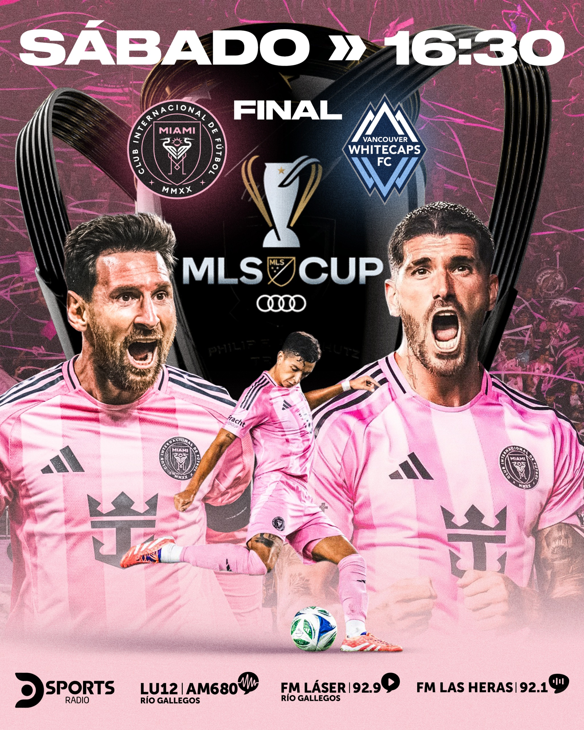 Pelota Libre, Roja Directa o XuperTV: dónde ver el partido de Inter Miami de Messi vs. Vancouver Whitecaps, por la final de la MLS