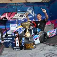 Thiago Díaz, campeón argentino de karting: el piloto de Río Gallegos hizo historia en Buenos Aires