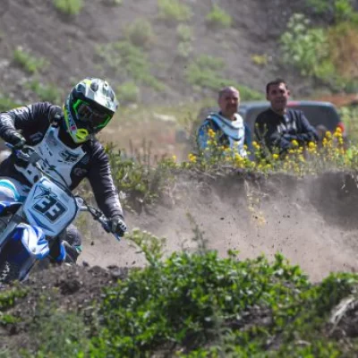 Se cumplió la segunda fecha del binacional de motocross en Río Turbio