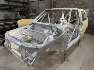 El auto de Agustín Orellana entra en su etapa final de armado El auto de Agustín Orellana entra en su etapa final de armado