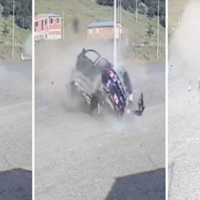 Video. Así fue el violento accidente en 28 de Noviembre en el que un auto chocó contra un poste de alumbrado y terminó partido al medio Video. Así fue el violento accidente en 28 de Noviembre en el que un auto chocó contra un poste de alumbrado y terminó partido al medio