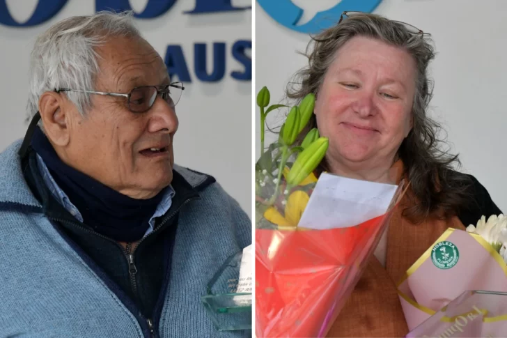 Emotiva despedida por la jubilación de Irene Stur y homenaje a Nicolás Coppa en La Opinión Austral