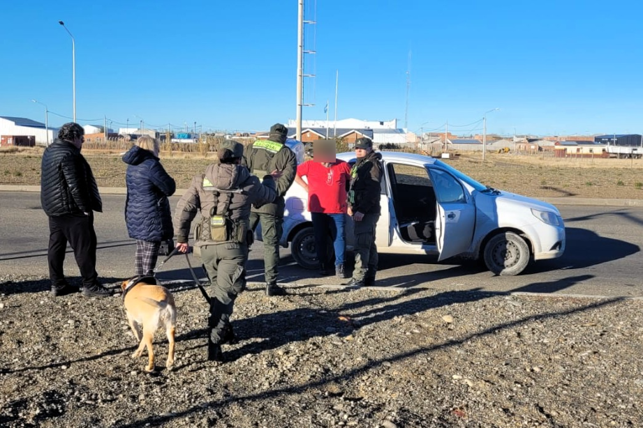 Delgado tras ser demorado por Gendarmería. FOTO: FISCALES