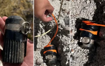En Chubut: hallaron una granada de mano con la carga explosiva activa En Chubut: hallaron una granada de mano con la carga explosiva activa