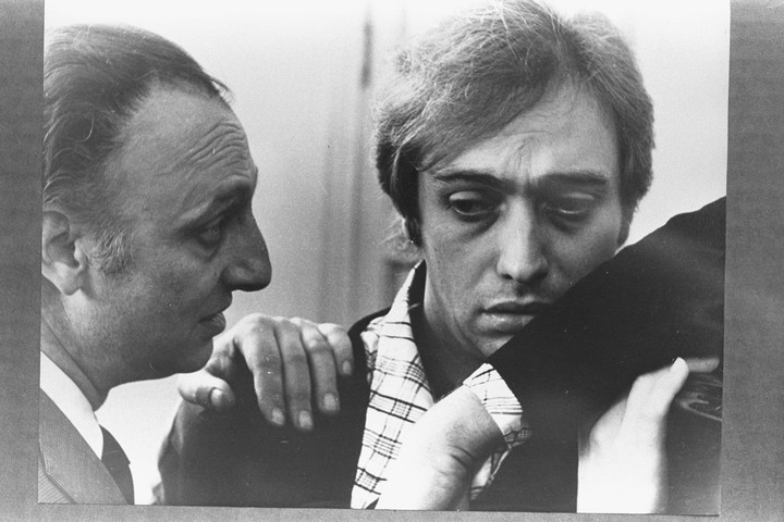  Héctor Alterio con Luis Brandoni en 