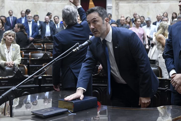  Luis Petri juró como diputado nacional por la Libertad Avanza en representación de la provincia de Mendoza. FOTO: PRENSA DIPUTADOS