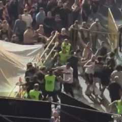 Hubo incidentes en la previa del recital de Los Fundamentalistas del Aire Acondicionado