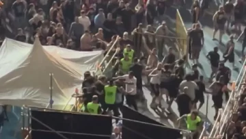 Hubo incidentes en la previa del recital de Los Fundamentalistas del Aire Acondicionado Hubo incidentes en la previa del recital de Los Fundamentalistas del Aire Acondicionado