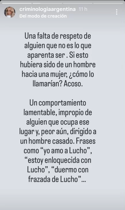 &#8220;Con mi marido no, porque te dejo el poncho de sombrero&#8221;: la fuerte advertencia de la esposa de Lucho González a ¿Soledad Pastorutti?