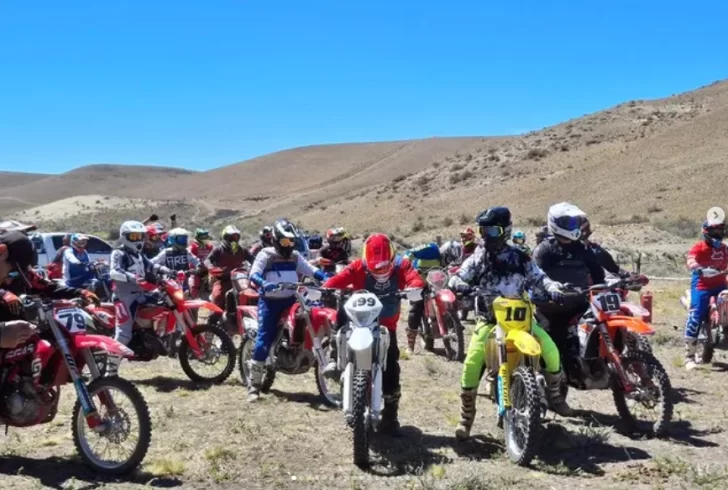 Se corrió Motocross en Puerto Santa Cruz
