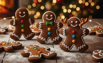 Galletitas de jengibre navideñas: la receta más fácil y rápida Galletitas de jengibre navideñas: la receta más fácil y rápida