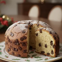 Receta de pan dulce casero relleno con chips de chocolate