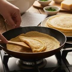 Receta de panqueques para canelones en solo 3 pasos