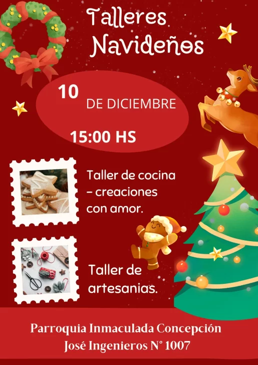 Agenda Navideña en Río Gallegos: descubrimiento del pesebre, talleres de cocina y manualidades, colecta solidaria y Papá Noel en Casa de Gobierno