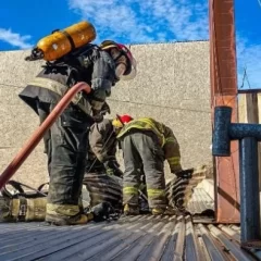 Un asado terminó en susto: principio de incendio en una vivienda de Río Gallegos