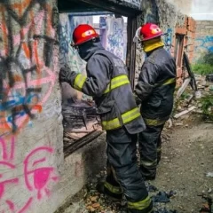 Bomberos evitaron un incendio en una propiedad deshabitada de Río Gallegos