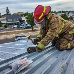 Al menos cinco intervenciones de Bomberos por las fuertes ráfagas de viento
