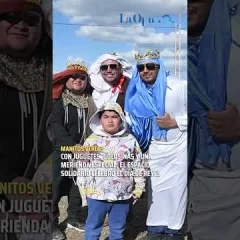 ¡Los reyes magos visitaron a los niños del barrio Madres a la Lucha!