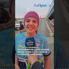 El entrenamiento del running team Gladiador rumbo a la 60° Corrida del Diario Crónica