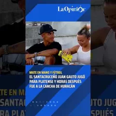 El santacruceño Juan Gauto jugó para Platense y después fue a la cancha de Huracán