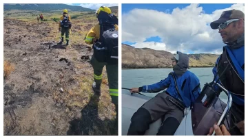Continúan las recorridas y guardia de ceniza en el Parque Nacional Los Glaciares Continúan las recorridas y guardia de ceniza en el Parque Nacional Los Glaciares