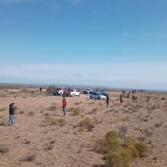 Trasladaron a Puerto Deseado los restos humanos que fueron hallados en un descampado