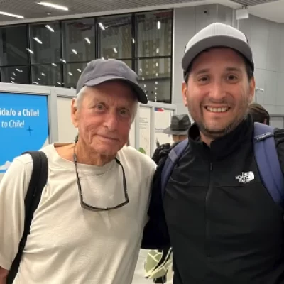 Michael Douglas y Catherine Zeta-Jones de visita en Punta Arenas Michael Douglas y Catherine Zeta-Jones de visita en Punta Arenas