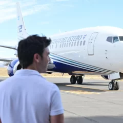 Chubut sumó el mayor avión hidrante de Latinoamérica para combatir incendios en la Cordillera